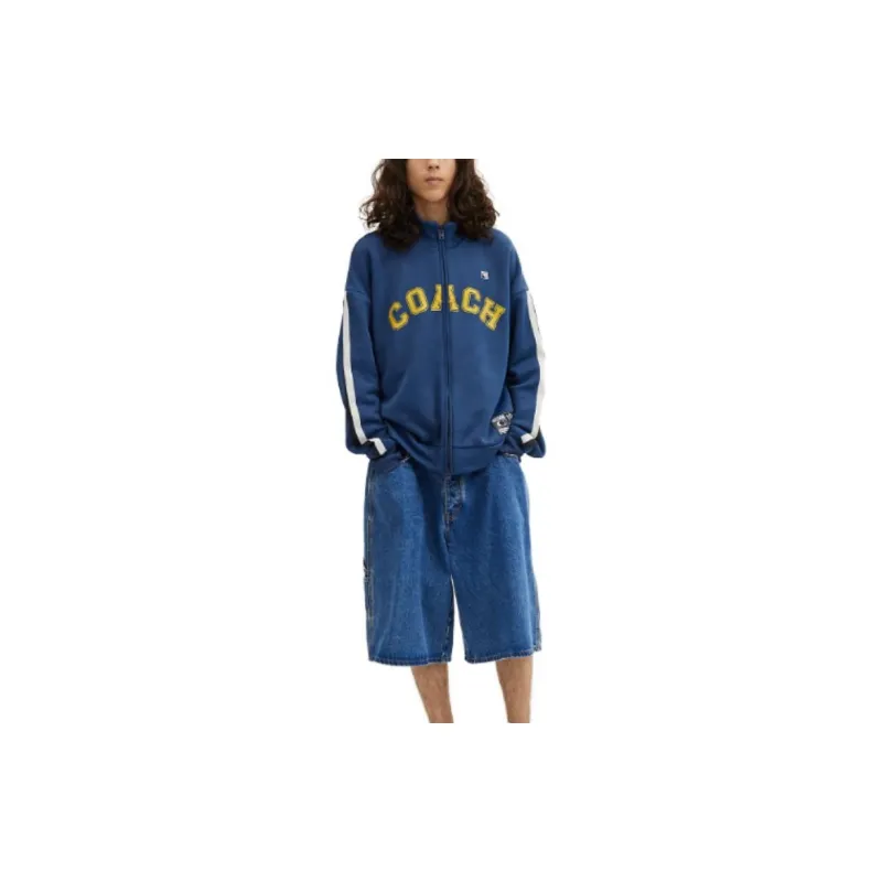 COACH Jackets Men Blue-1