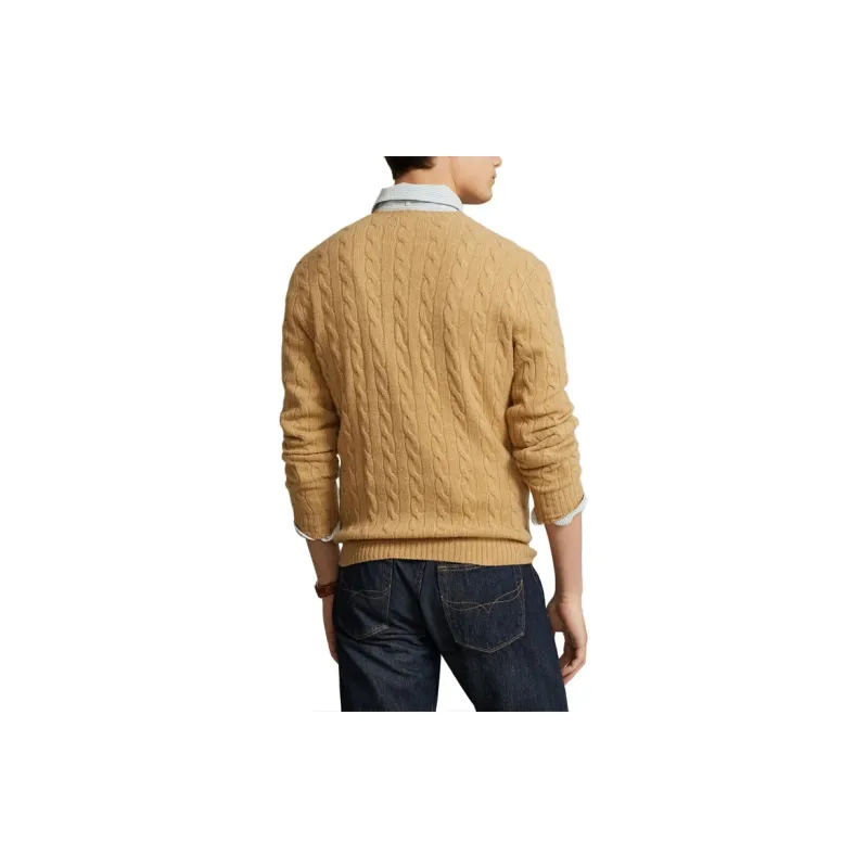 Polo Ralph Lauren Sweater Men's Tan-5