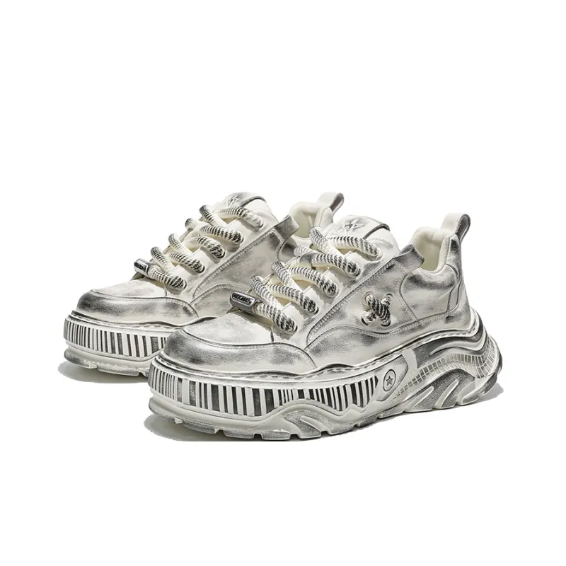 MOERBAI Original Machine Series Wear-Resistant Support Height Increasing Low-Top Casual Shoes Unisex-1