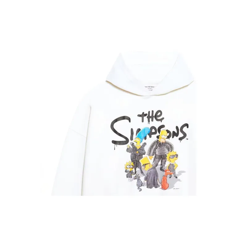 Balenciaga X The Simpsons Women'ss Wide Fit Hoodie-6