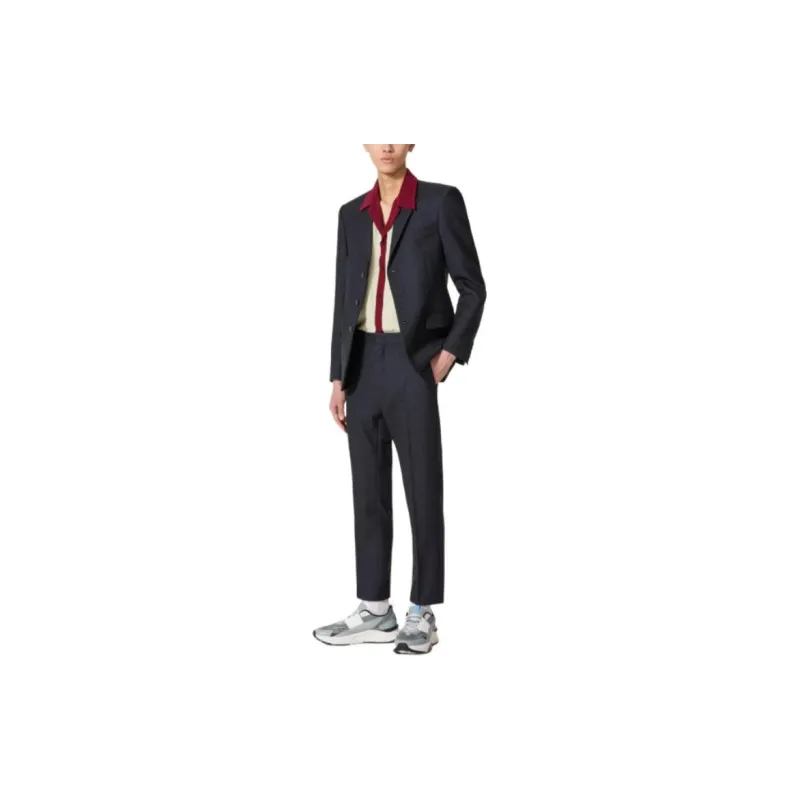 Valentino Shirts Men White Red-1
