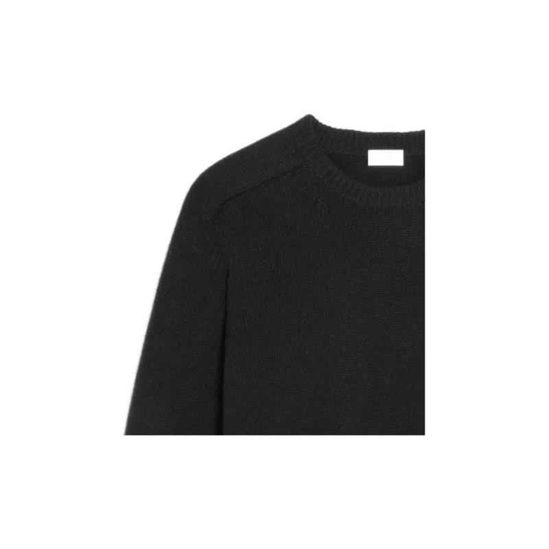 CELINE Triomphe Crew Neck Sweater In Wool And Cashmere-4