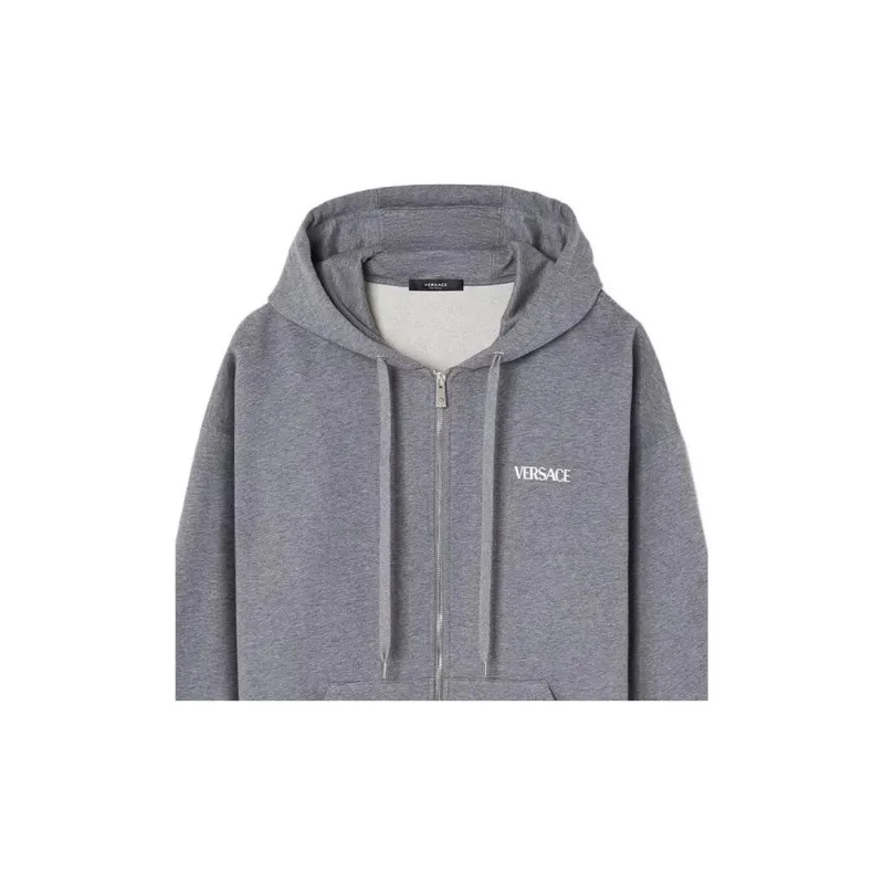 VERSACE Sweatshirts Men Gray-5