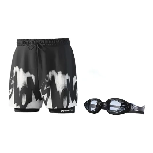 DOUBLEFISH Swimming Sets Polyester Elastane Seaside Beach Men's