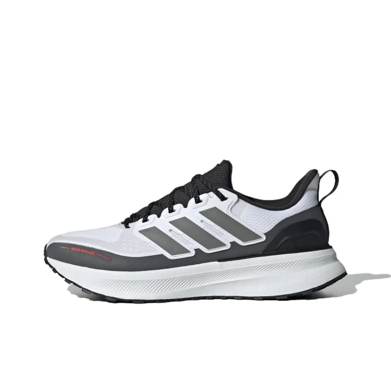 Adidas ULTRARUN 5 Anti Slip Wear Resistant Low Top Running Shoes Men's White Gray-0