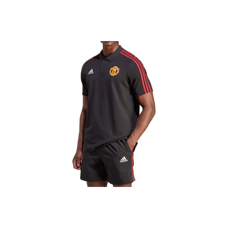 Adidas MANCHESTER UNITED THEATRE OF DREAMS Polo Shirt Men's Black-2