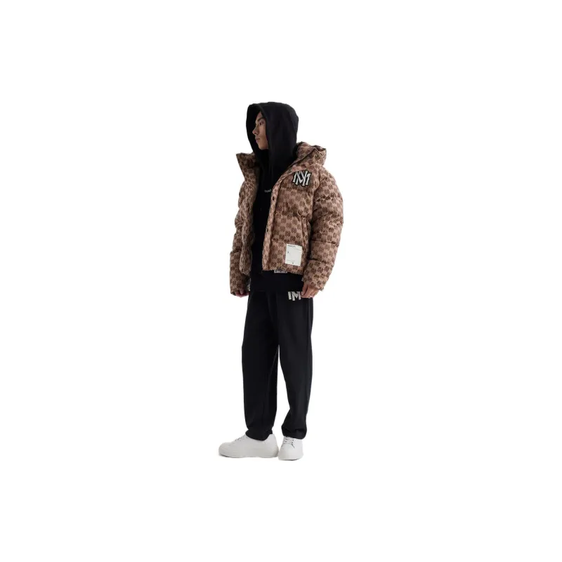 Mitchell Ness Down Jackets Men Brown-5