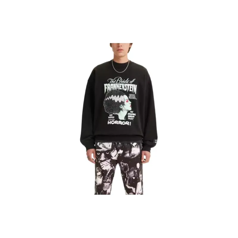 Levi’s x Universal Monsters Sweatshirt Unisex Black-3