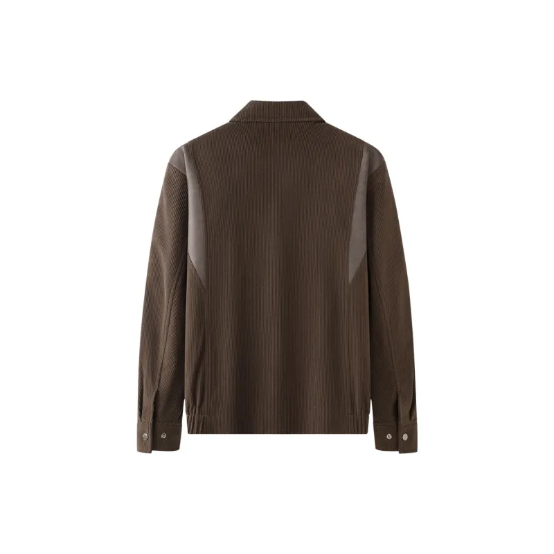 Dance With Wolves Jackets Coats Men's Coffee-2