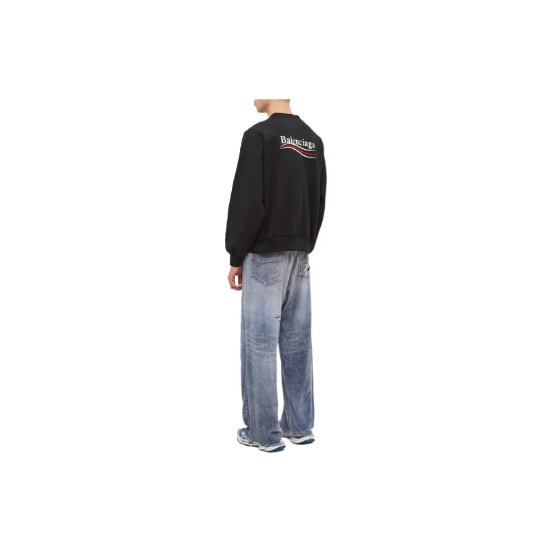 Balenciaga Political Campaign Crewneck-4