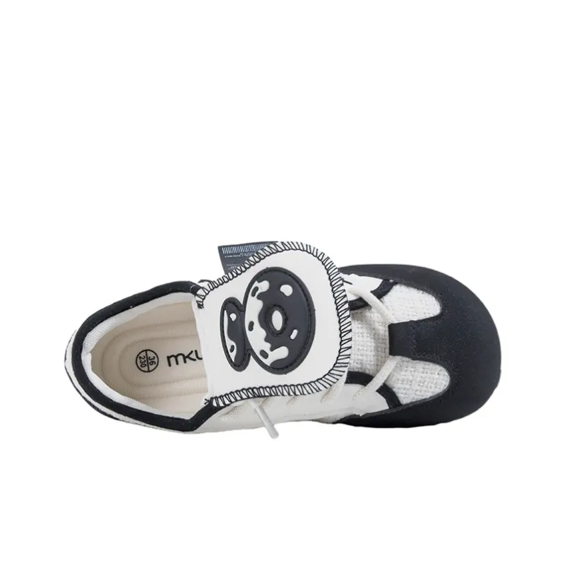 MINGKUANG Street Style Donut, Box Slip Resistant, Abrasion Resistant, Lightweight Low Top Skateboard Shoes Women's-3
