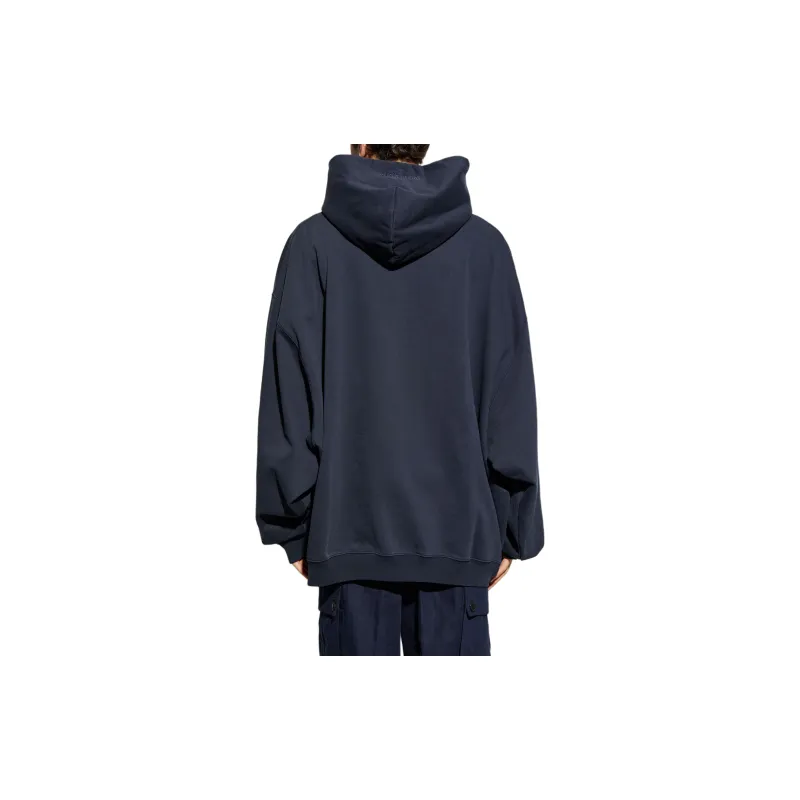 Vetements Merged Double Hood Embroidered Tourist Hoodie-2