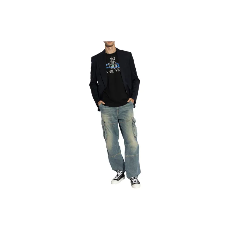 Vivienne Westwood Orb Printed Crewneck T Shirt-3