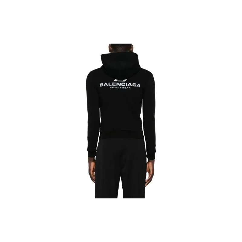 Balenciaga Activewear Jersey Full Zip Hoodie-4