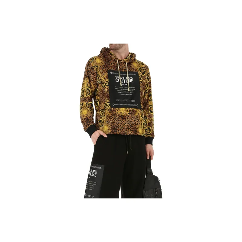 VERSACE JEANS COUTURE Hooded Sweatshirt Men's Black-2