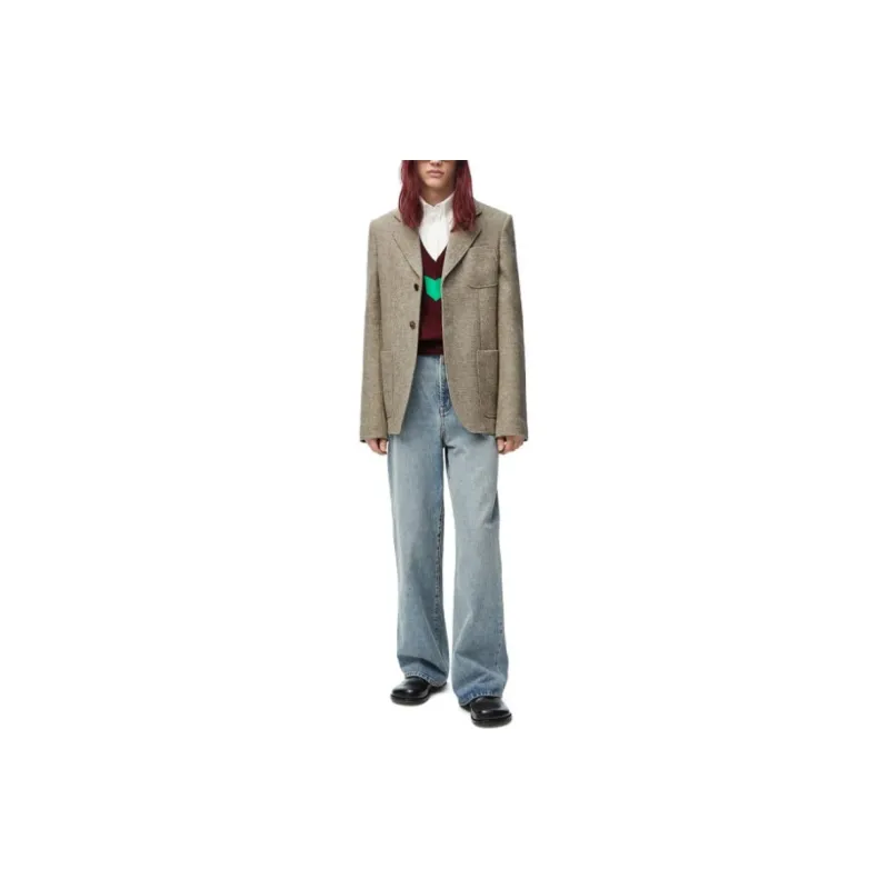 LOEWE FW24 Jackets & Coats Men's Gray-1