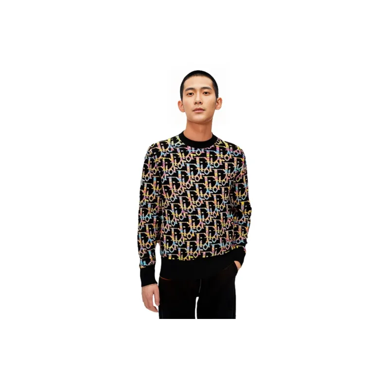 DIOR Quarterly New Products Sweaters Men Black-6