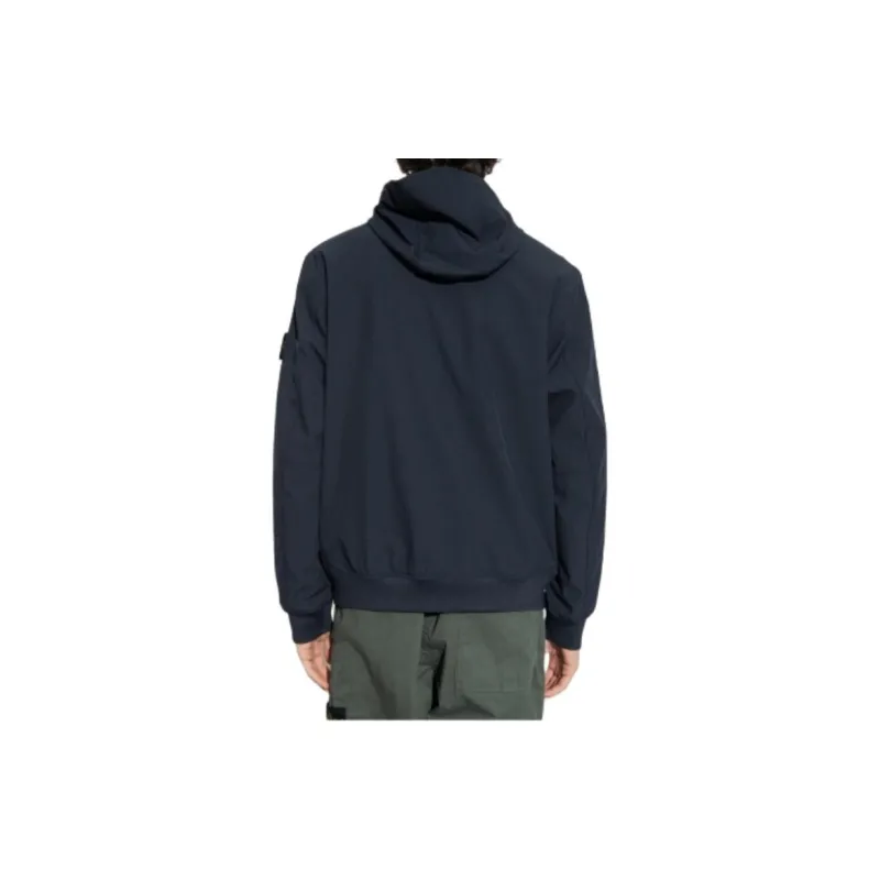 STONE ISLAND Button Up Hooded Jacket-2