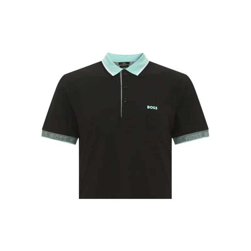 HUGO BOSS Polo Shirts Men Black-3