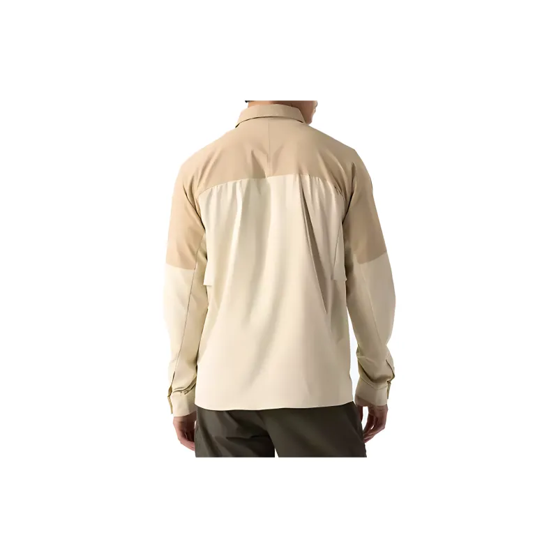 THE NORTH FACE Men's First Trail UPF Long Sleeve Shirt Men's Gravel-2