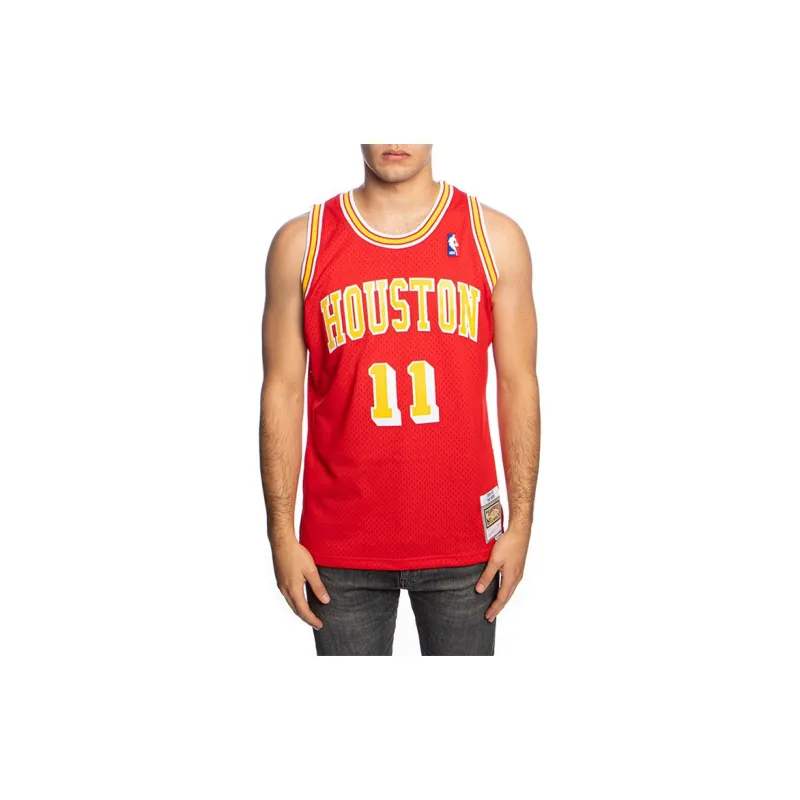 Mitchell Ness Basketball Jerseys Unisex Red-2