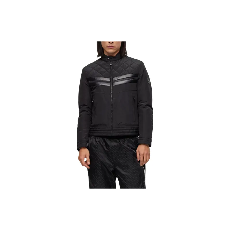 HUGO BOSS Diamond pattern Bomber Jacket-1
