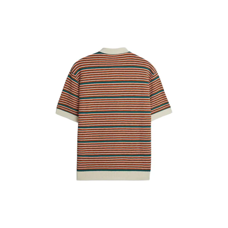 ZARA Polo Shirts Men Orange-1