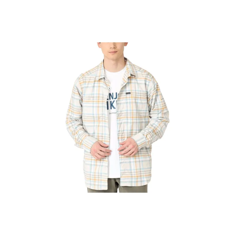 Columbia Shirt Men's Light Yellow-2