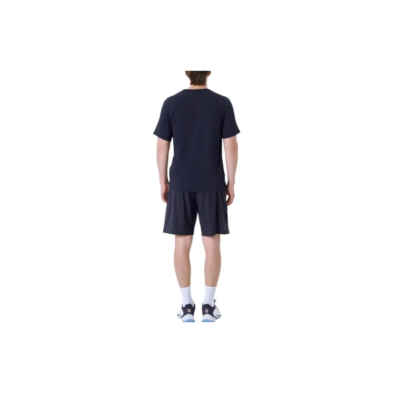 FILA T Shirt Unisex Marine Blue-4