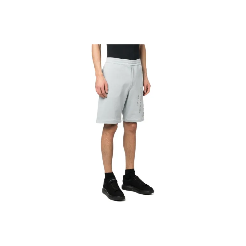 Alexander McQueen Logo Printed Shorts-3