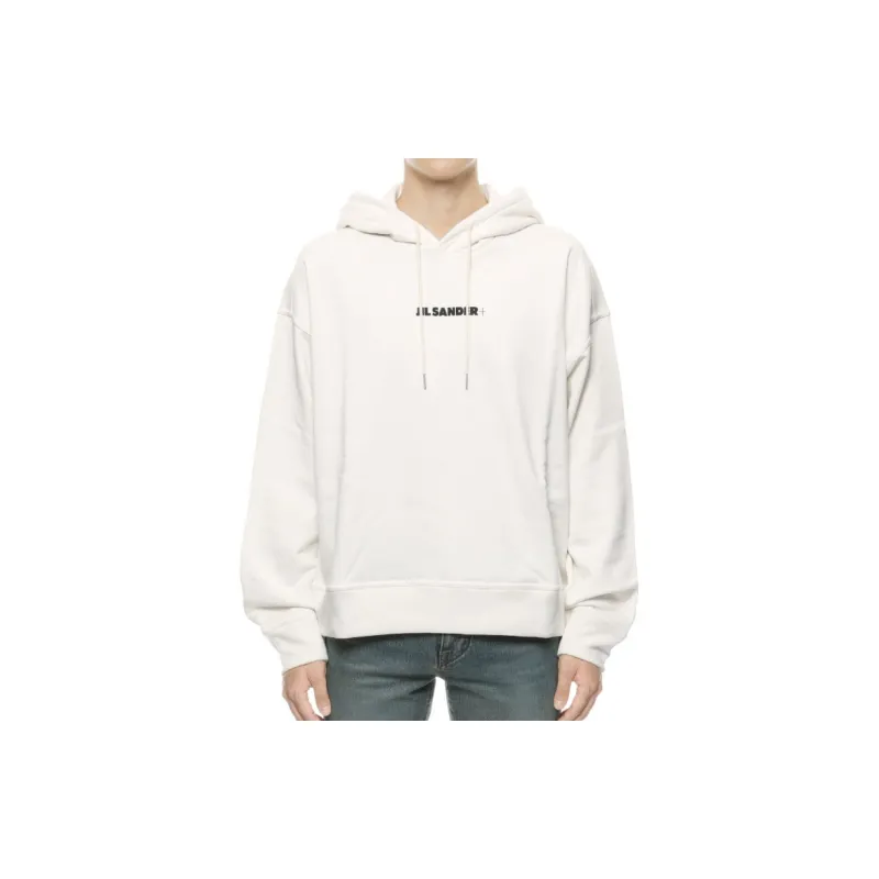 JIL SANDER + Logo Printed Hoodie-2