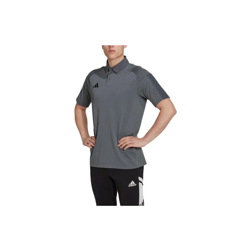Adidas Polo Shirts Men Dark Gray-1