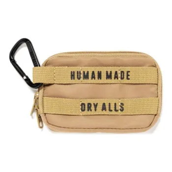 HUMAN MADE Nylon Card Holder Regular Unisex Beige