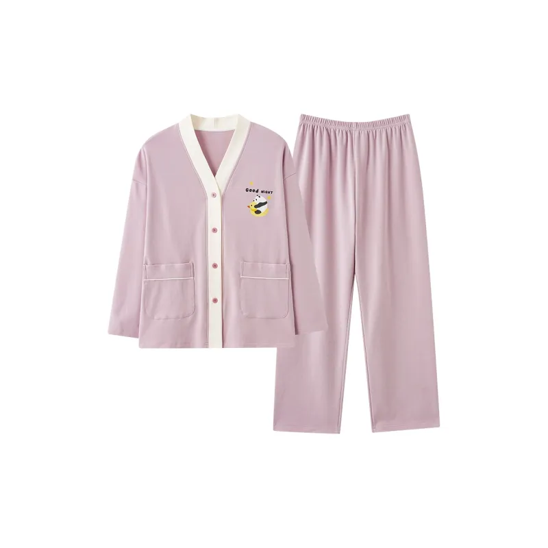 William Pajama Set Women's Purple-0