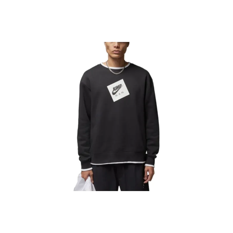 Jordan Sweatshirts Men Black-4