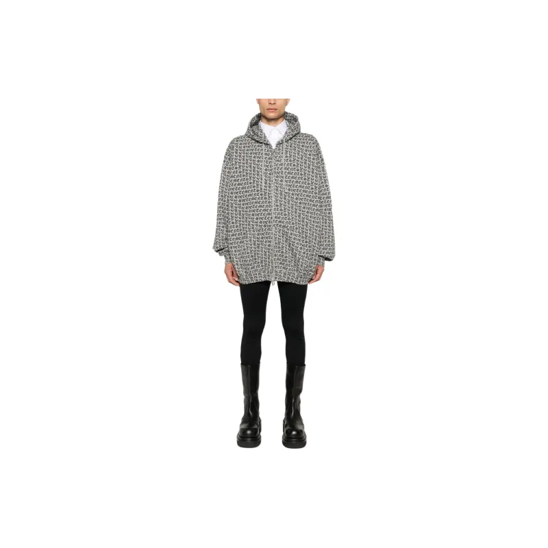 Vetements Gothic Monogram Zip Up Hoodie-1