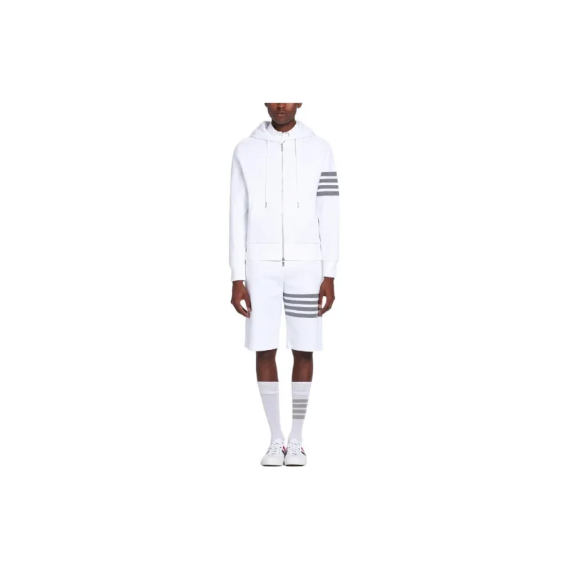 THOM BROWNE Sports Shorts Men White-1