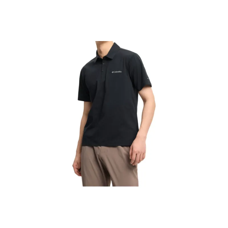 Columbia Transit Polo Shirt Men's Black-2