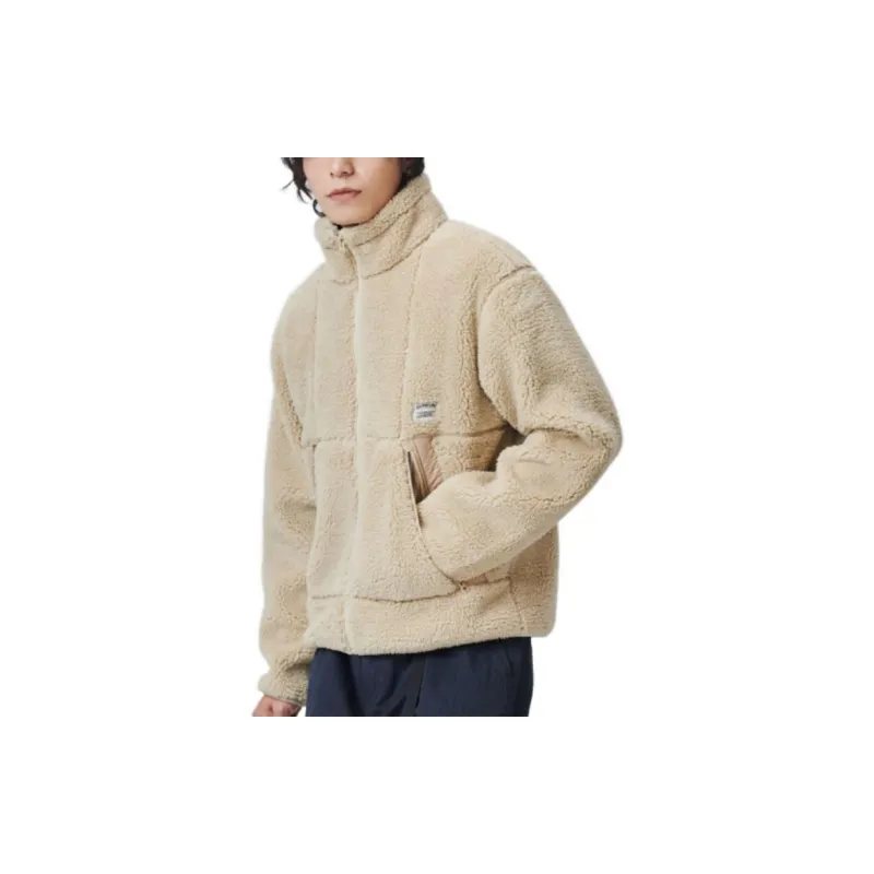 OUTDOOR PRODUCTS Velvet Jackets Men Ecru-1