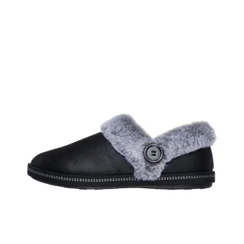 Skechers Cozy Slip Resistant Thermal Low Top Casual Shoes Women's Black