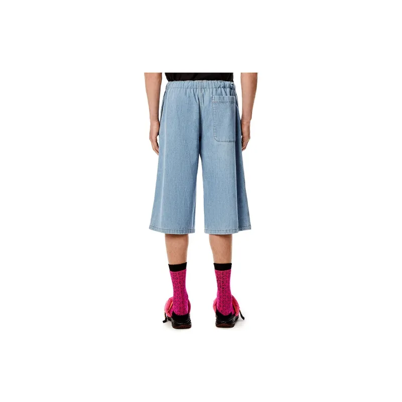 LOEWE SS22 Denim Shorts Men's Blue-2