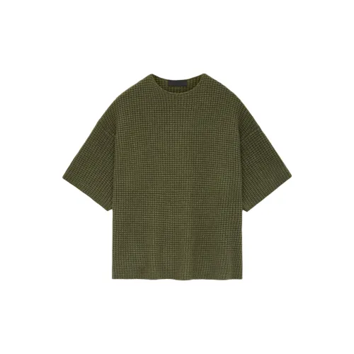 Fear Of God Essentials Heavy Waffle Short Sleeve Crewneck Sweater 