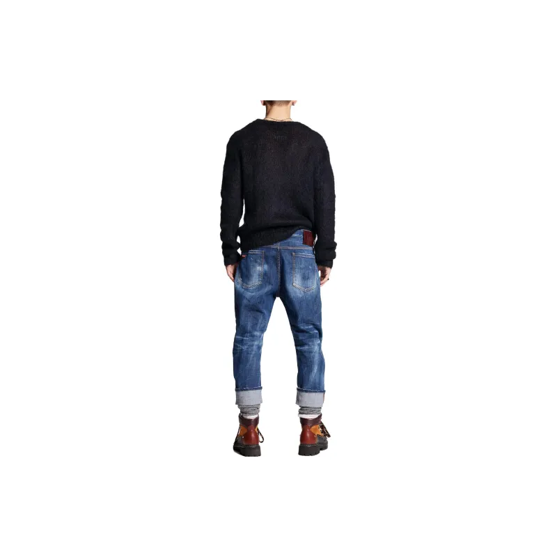 DSQUARED 2 Turn Up Hem Tapered Leg Jeans-2