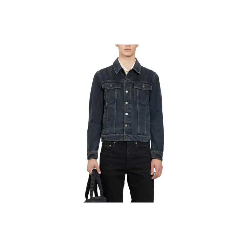 SAINT LAURENT Classic Denim Jacket-3