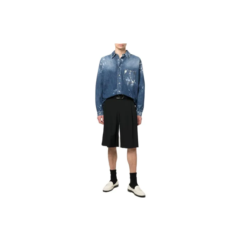 Martine Rose Denim Jackets Men Blue-3