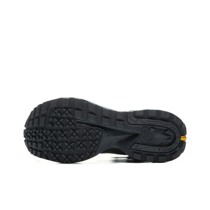 LiNing CF Su Xingchuan Anti-Slip Wear-Resistant High-Top Trekking Shoes Unisex Black Green-5