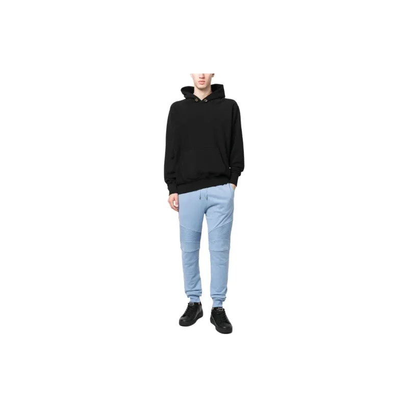 BALMAIN Elastic waist Cotton Sweat Pants-1