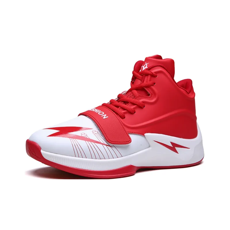 GQWE Cushioned Slip-Resistant Mid-Top Basketball Shoes Unisex-11