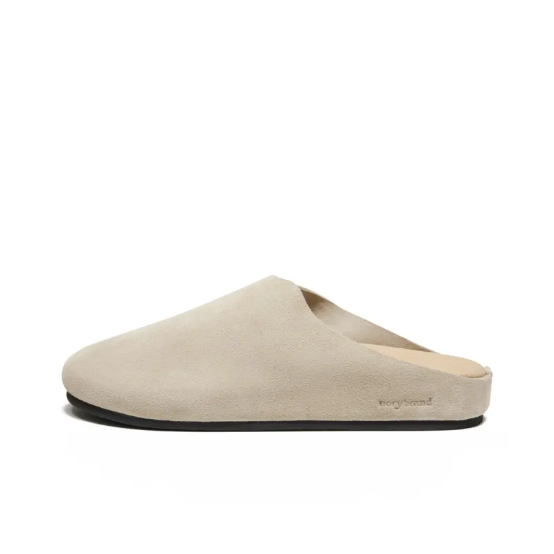 Norybrand Closed Toe Slippers Unisex Light Gray-0