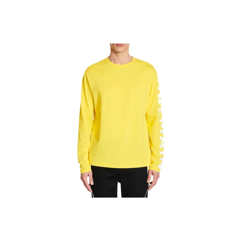 BALMAIN T-Shirts Men Yellow-2